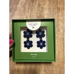 kate spade new york x Target - Blue Floral Linear Earrings Limited Edition